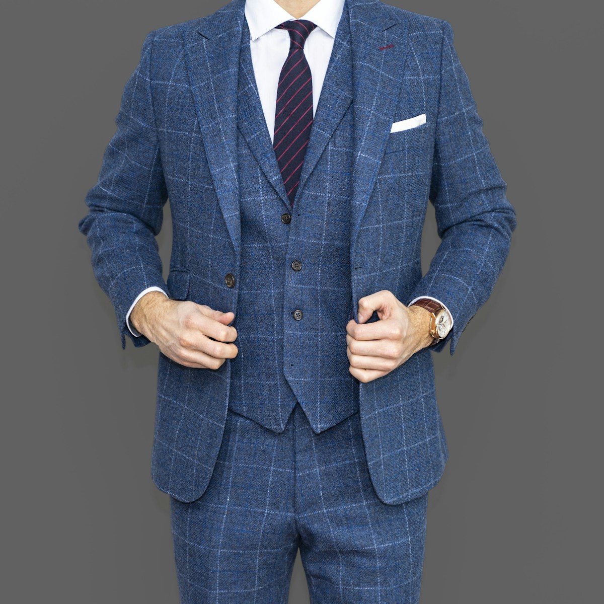 Navy Three-Piece Suit
